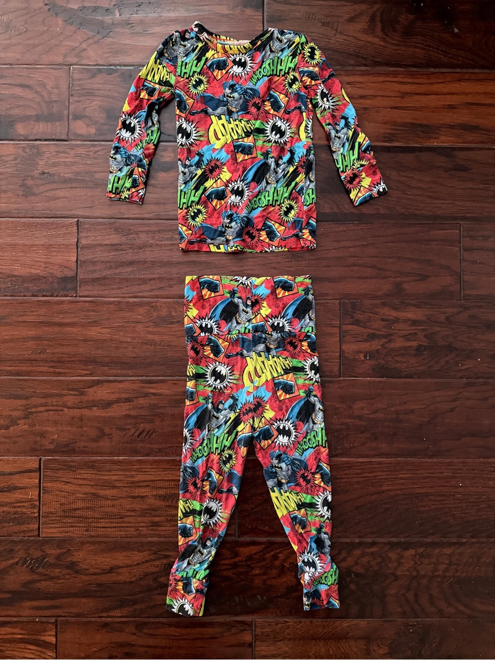 Bums & Roses Batman Pajama Set 18-24M DC Comics Bamboo PJs